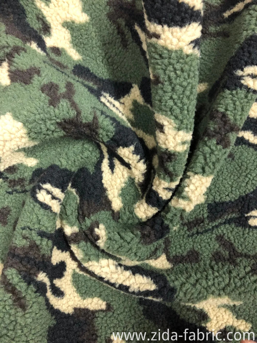 100%Polyester Lambswool Jacquard Knitted Fabric (Berber Fleece)